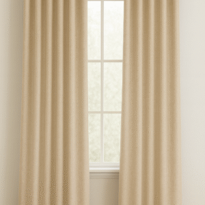 پرده آماده کتان گارنت ضخیم مدل مینیمال در انواع رنگ‌ها