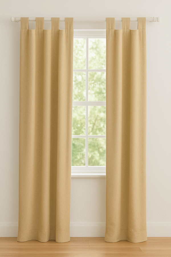 پرده آماده کتان گارنت ضخیم مدل تبتاپ در انواع رنگها