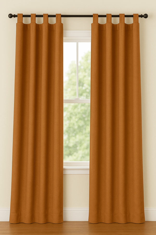 پرده آماده کتان گارنت ضخیم مدل تبتاپ در انواع رنگها