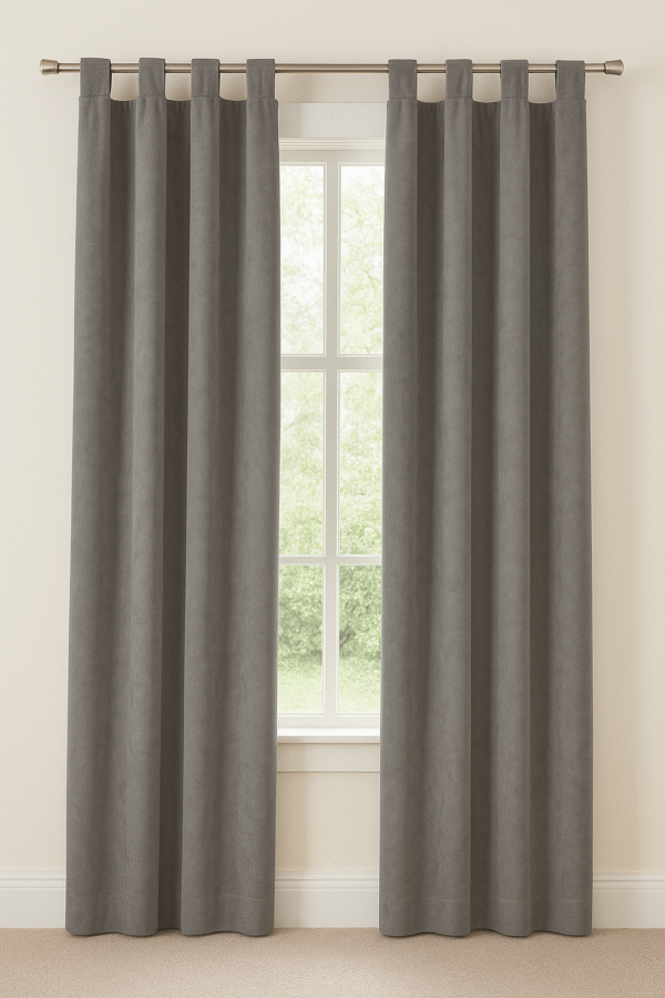 پرده آماده کتان گارنت ضخیم مدل تبتاپ در انواع رنگها