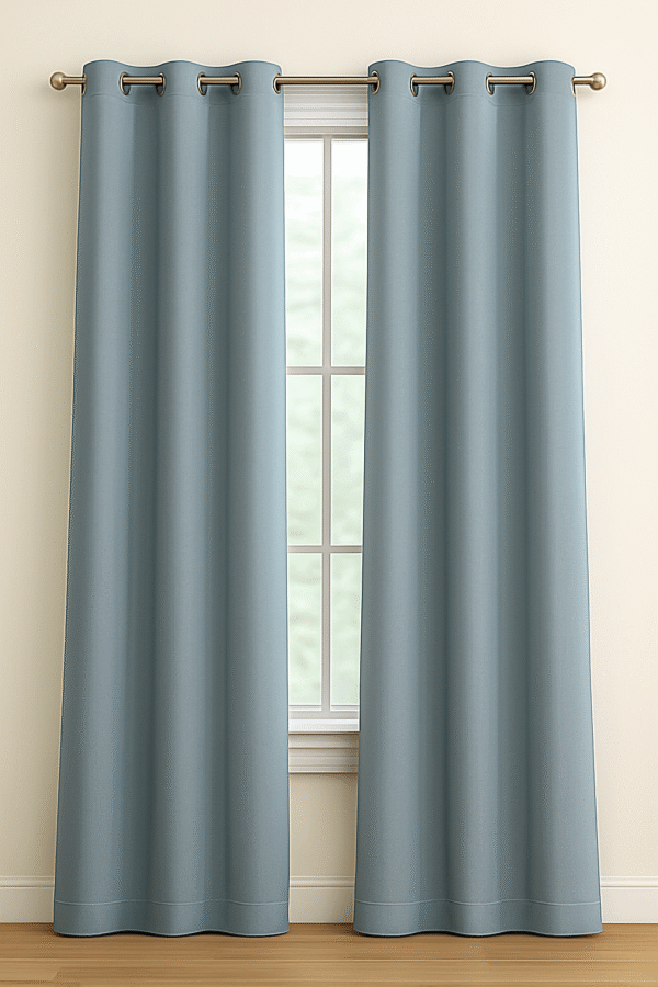 پرده آماده کتان گارنت ضخیم مدل پانچ در انواع رنگ‌ها