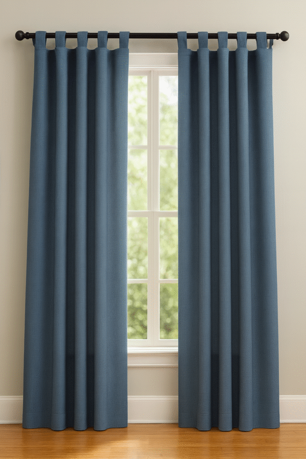 پرده آماده کتان گارنت ضخیم مدل تبتاپ در انواع رنگها