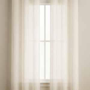 پرده آماده حریر لنوبافت مدل مینیمال در ۳ رنگ