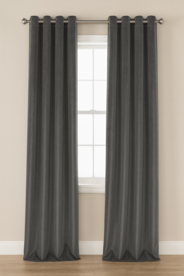 پرده آماده مخمل کالیفرنیا مدل پانچ در رنگهای پرطرفدار