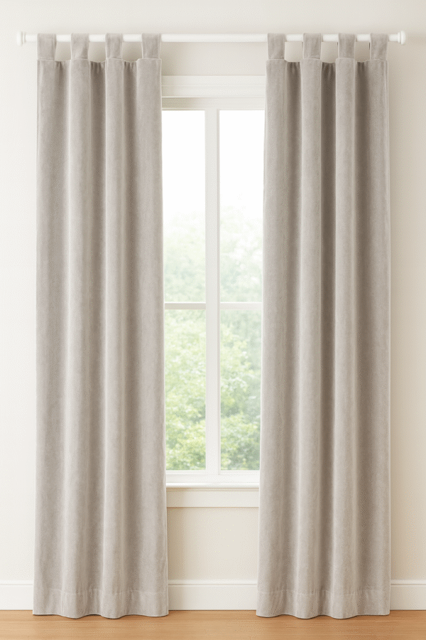 پرده آماده مخمل کالیفرنیا مدل تب‌تاپ در رنگ‌های پرطرفدار