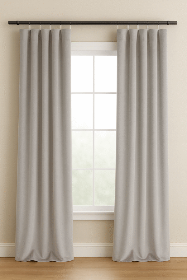 پرده آماده مخمل کالیفرنیا مدل مینیمال در رنگهای پرطرفدار