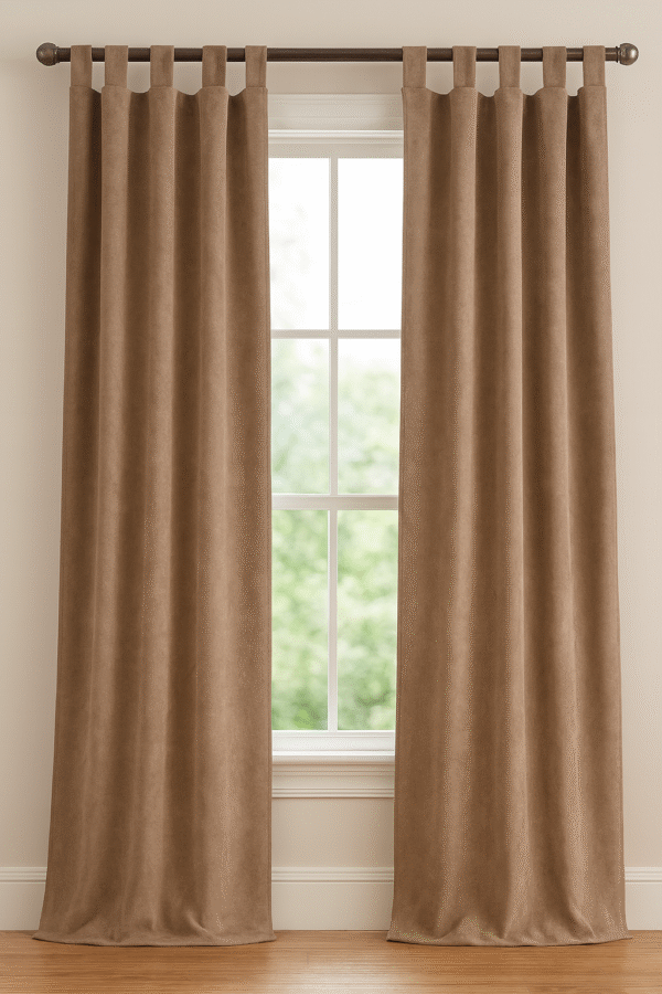 پرده آماده مخمل کالیفرنیا مدل تب‌تاپ در رنگ‌های پرطرفدار