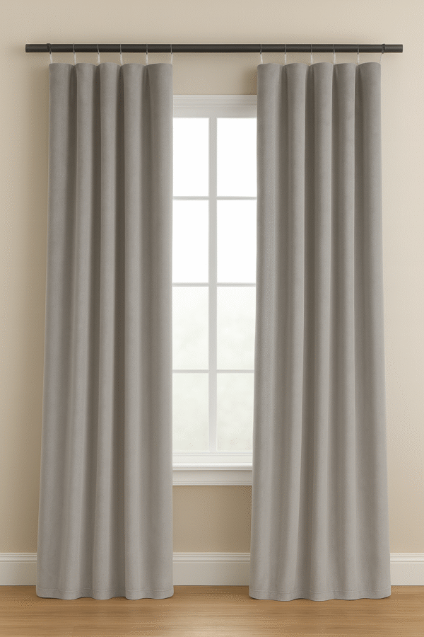 پرده آماده مخمل کالیفرنیا مدل مینیمال در رنگهای پرطرفدار