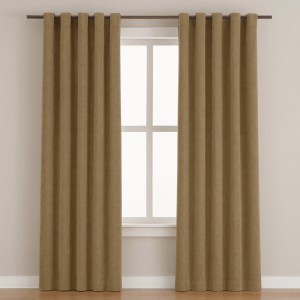 پرده آماده مخمل کالیفرنیا مدل تب‌تاپ در رنگ‌های پرطرفدار